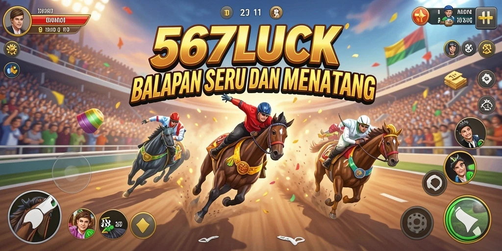Tampilan gameplay balap yang seru dan mendebarkan di 567LUCK.