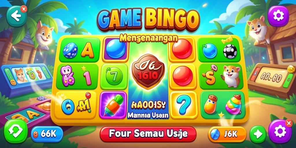 Gameplay seru dan menantang dalam permainan Bingo 66K.