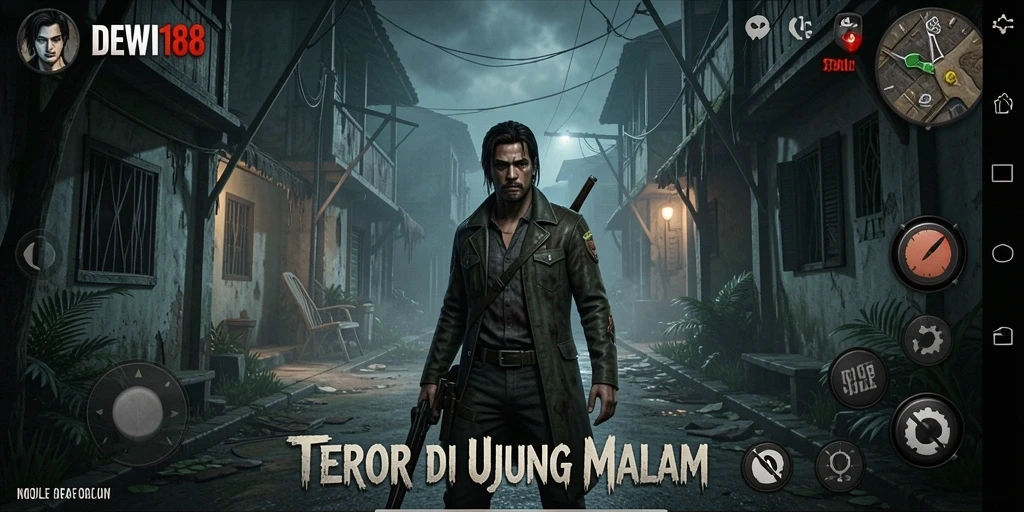 Gameplay menegangkan dalam dunia kegelapan dan ketakutan.