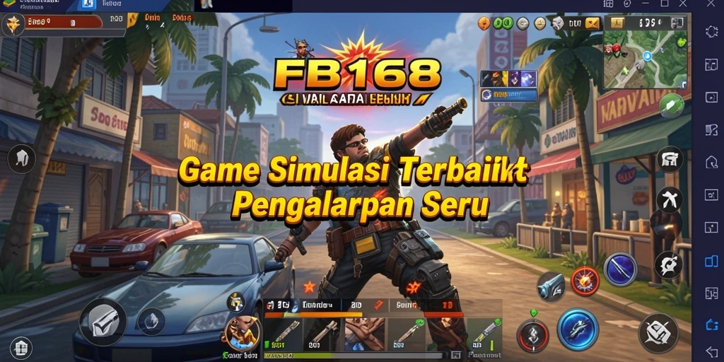 Tampilan gameplay menarik dari FB168 dengan pengalaman simulasi yang mendalam.