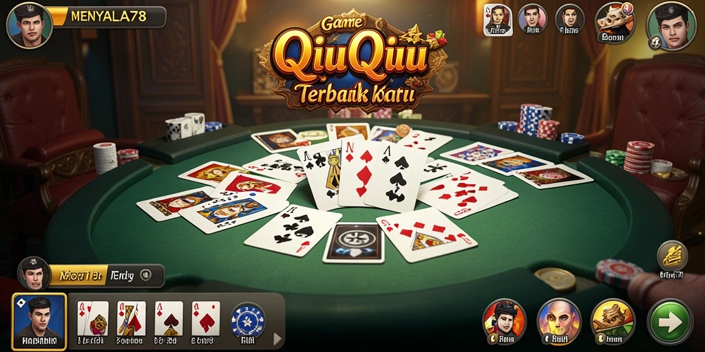 Tampilan gameplay QiuQiu yang mengasyikkan di MENYALA78.