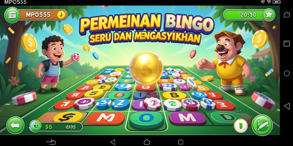 Tampilan gameplay seru dari MPO555 yang menghibur.