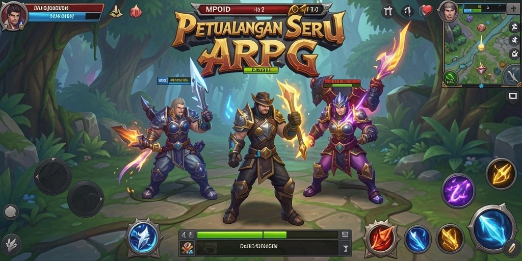 Tangkapan layar gameplay MPOID yang mendebarkan dan penuh aksi.