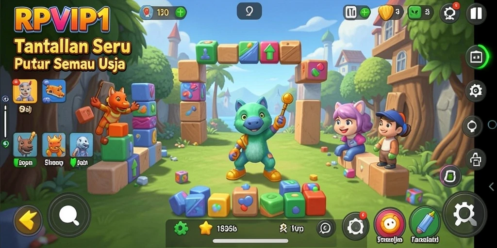 Tampilan gameplay RPVIP1 yang menantang dan seru.
