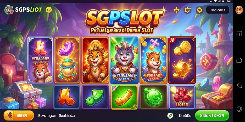 Tangkapan layar gameplay <strong>SGPSLOT</strong> yang menampilkan aksi penuh petualangan.