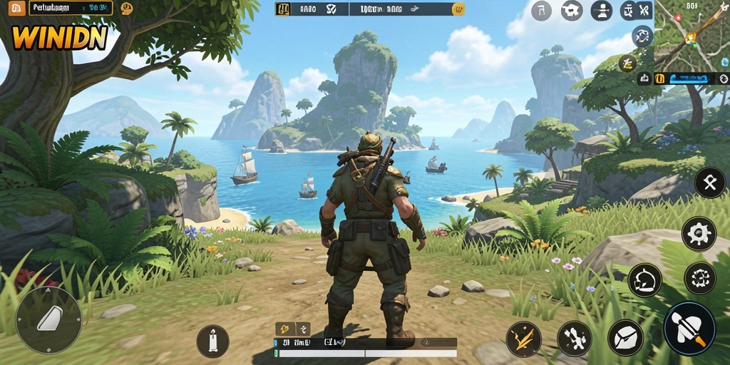 Tampak menarik dari gameplay Open World WINIDN.